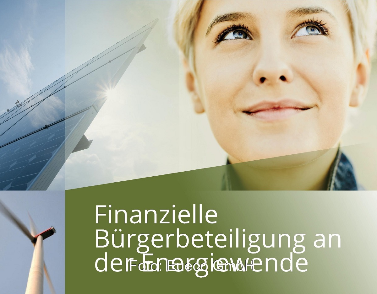 Zu sehen ist das Deckblatt vom Leitfaden Bürgerbeteiligung für Stadtwerke und EVU.