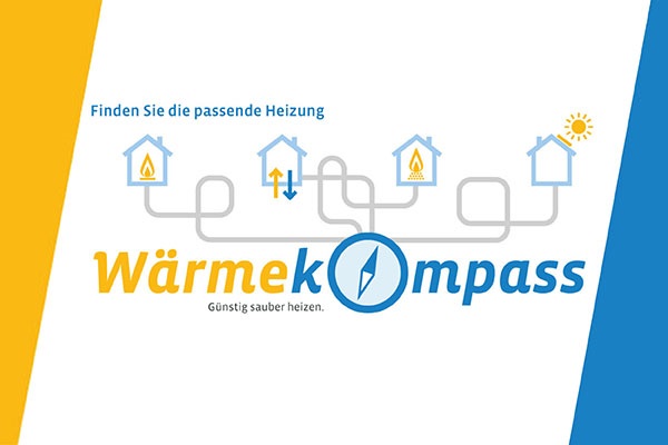 Zu sehen ist das Logo vom Online-Wärmekostenrechner für erneuerbare Wärme.