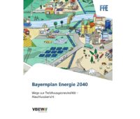 Im Bild das Cover der Studie Bayernplan Energie 2040.