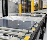 Dünnschicht-Modul auf Produktionsstraße