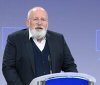 Frans Timmermans, EU-Vizepräsident, in der Pressekonferenz zum Maßnahmenpaket Fit for 55