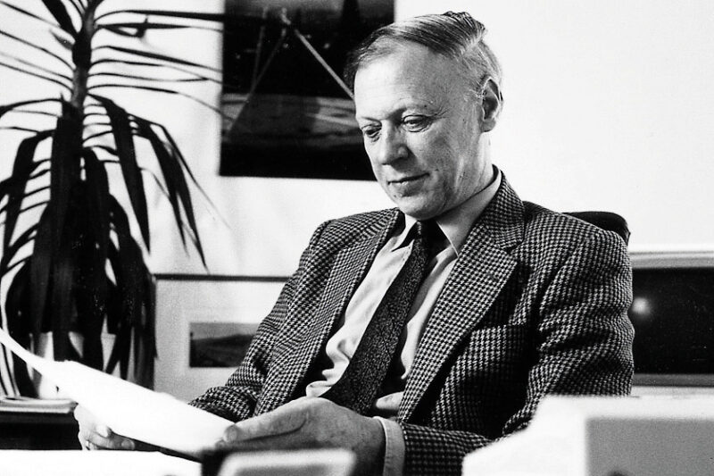 Prof. Dr. Adolf Goetzberger. Foto aus dem Jahr 1984