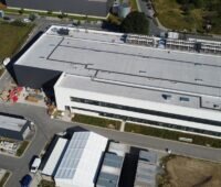 Im Bild das im Bau befindliche FFB PreFab in Münster, der Energieverbrauch von Batteriezellfabriken ist eine relevante Größe.