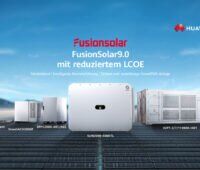 Fusionsolar9.0 mit reduziertem LCOE. Netzbildend, Intelligente Betriebsführung, Sichere und zuverlässige SmartPMS-Anlage von Huawei.