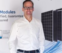 Im Bild ist Alessandro Barin, CEO von Futurasun, der in Italien eine PV Gigafactory errichten will.