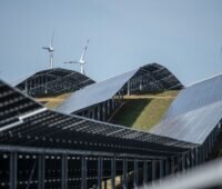 Im Bild der Photovoltaik-Solarpark Boitzenburger Land.