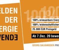 Zu sehen ist das Kampagnen-Bild vom Georg Salvamoser Preis.