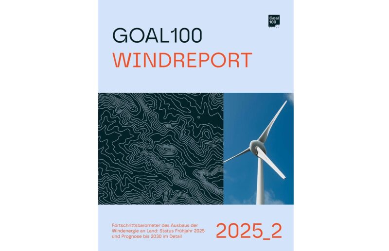 Im Bild das Cover vom Windenergie Monitor Deutschland.