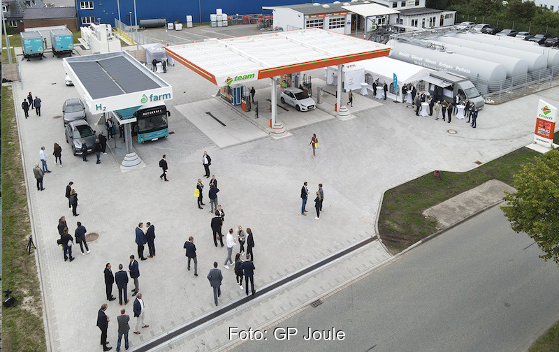 Tankstelle für grünen Wasserstoff in Husum Solarserver