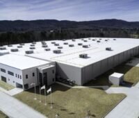 Zu sehen ist die bestehende Produktionsanlage für Photovoltaik-Module von Qcells, einer Tochter von Hanwha Solutions, in Georgia in den USA.