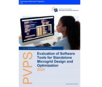 Im Bild das Cover des IEA PVPS Report “Evaluation of Software Tools for Standalone Microgrid Design and Optimization”.