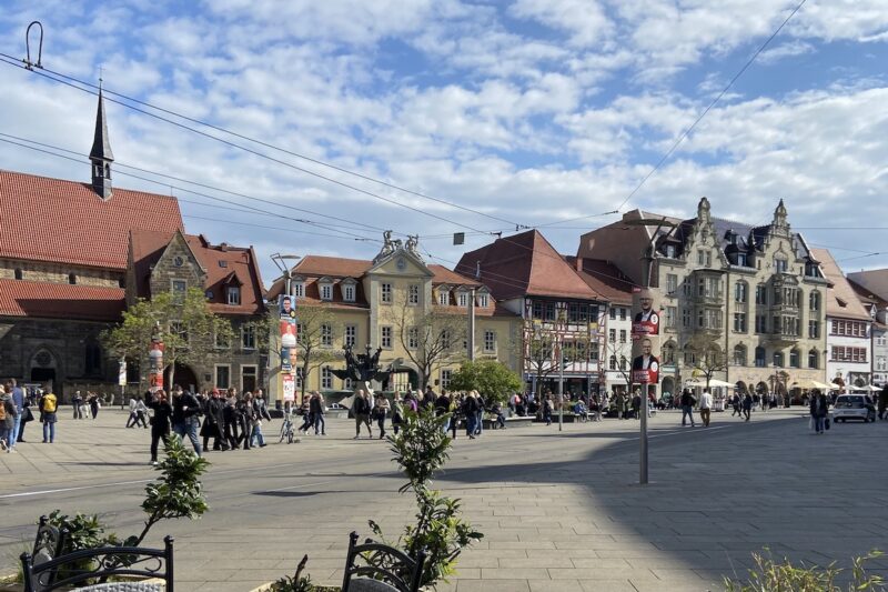 Anger in Erfurt als Symbolbild für eine Stadt