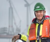 Im Bild Ignacio Galán, Vostandsvorsitzender von Iberdrola, das Unternehmen baut den Offshore-Windpark Windanker.