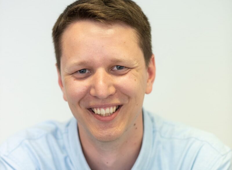 Zu sehen ist Jan Stöckemann, Projektleiter der AutenSys, in Linkenheim-Hochstetten.
