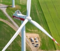 Der Windpark Schmölln II ist das erste Wind+Speicher-Projekt im Rahmen des EEG