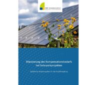 Cover der Publikation Bilanzierung des Kompensationsbedarfs bei Solarparkprojekten.