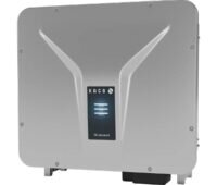 Hellgraue Kiste mit Display - neuer Photovoltaik-Wechselrichter von Kaco
