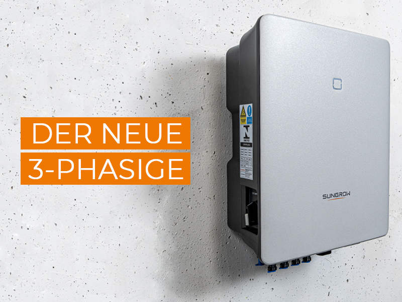 Photo: Der neue dreiphasige Wechselrichtervon Sungrow