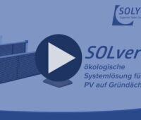 SOLvert die ökologische Systemlösung für PV auf Gründächern von SOLYCO