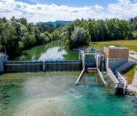 Im Bild ein Wasserkraftwerk, Wasserkraft fehlt in der neuen NRW-Wasserstrategie.