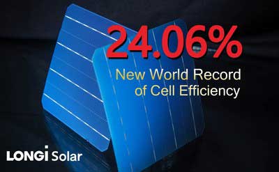 LONGHi erzielt erneuten Weltrekord für bifaziale Module - Solarserver