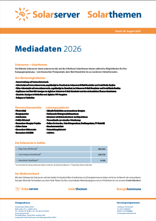Mediadaten Solarserver/Solarthemen_2026