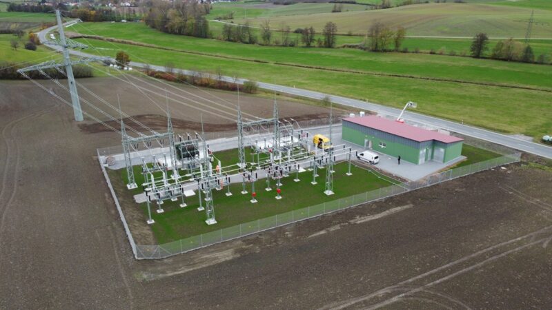 Umspannwerk der N-ergie, flexible Netzanschlussvereinbarungen für die volldynamische Betriebsweise von Windenergie und Biogas sollen den Ausbau der erneuerbaren Energien ermöglichen.