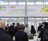 Zu sehen ist das Banner der ENERGY STORAGE EUROPE 2020