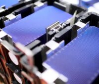 Solarzellenfertigung von Meyer Burger in Deutschland.