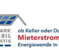 Zu sehen ist eine symbolische Darstellung von Photovoltaik für Mieter in Form eines Mieterstrommodells..