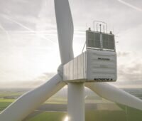 Gondel einer Windenergie-Anlage von Nordex.
