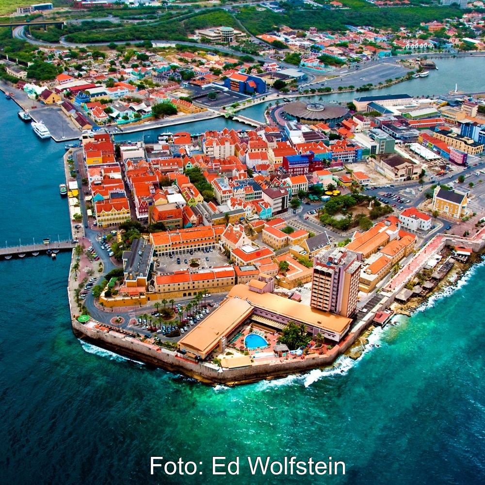 Im Bild die Karibikinsel Curaçao, bis 2040 will die Insel klimaneutral sein.