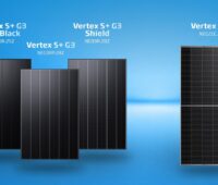 Im Bild mehrere neue Solarmodule von Trinasolar.