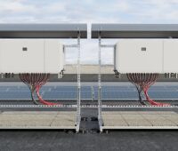 Der FSIS Solar Inverter Shelter von Fischer ist ein Schutzdach-Komplettset für Photovoltaik-Wechselrichter.
