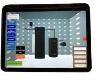 Ein Tablett mit der Heat-Pump-PlanAR-App, sie soll den Wärmepumpen-Einbau beschleunigen.