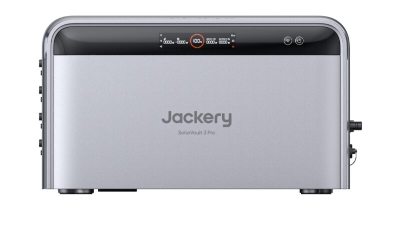 Im Bild ein Stromspeicher der Solarvault 3 Batteriespeicher-Serie von Jackery.