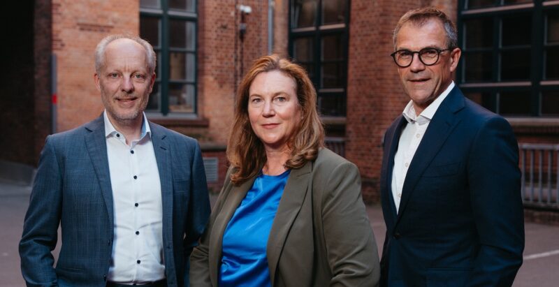 Im Bild Otto Jager, Jutta Dissen und Andreas Schell, die den Vorstand vom Photovoltaik-Projektentwickler IB Vogt bilden.