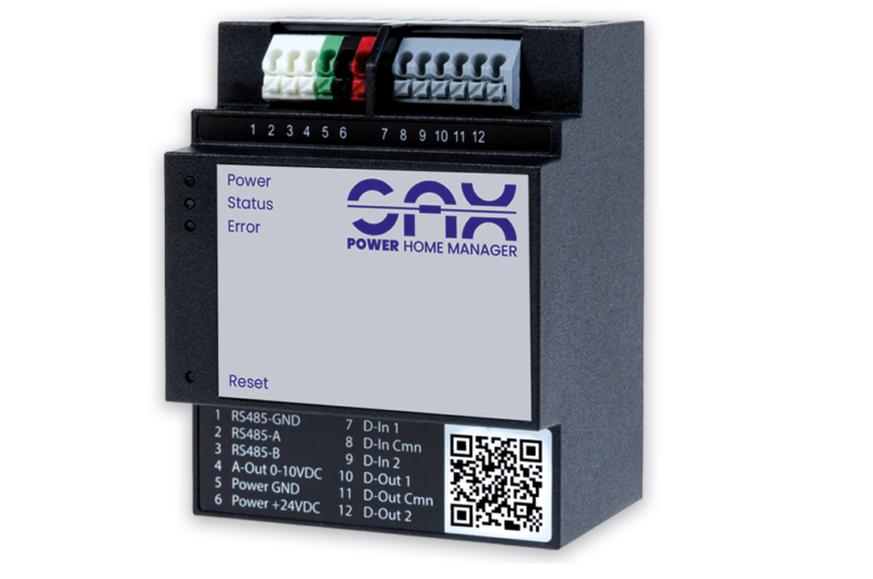 Der SAX Power Home Manager Pro für die Hutschienenmontage ist ein Heim-Energiemanagementsysteme (HEMS), das Photovoltaik-Anlagen, Speicher und Verbraucher steuert.