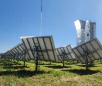 Solartürme des DLR in Jülich, eine Großforschungsanlage für solarthermische Kraftwerke