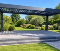 Eine Solar-Terrassenüberdachung von Sonnenliebe.