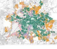 Im Bild eine Berlinkarte mit der kommunalen Wärmeplanung für Wärmenetze, Bürgerinitiativen können Quartierswärmenetze betreiben.
