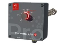 Im Bild der Photovoltaik-Heizstab Smartfox Pro Heater +, der Photovoltaik-Stromüberschüsse für die Warmwasserbereitung nutzt.