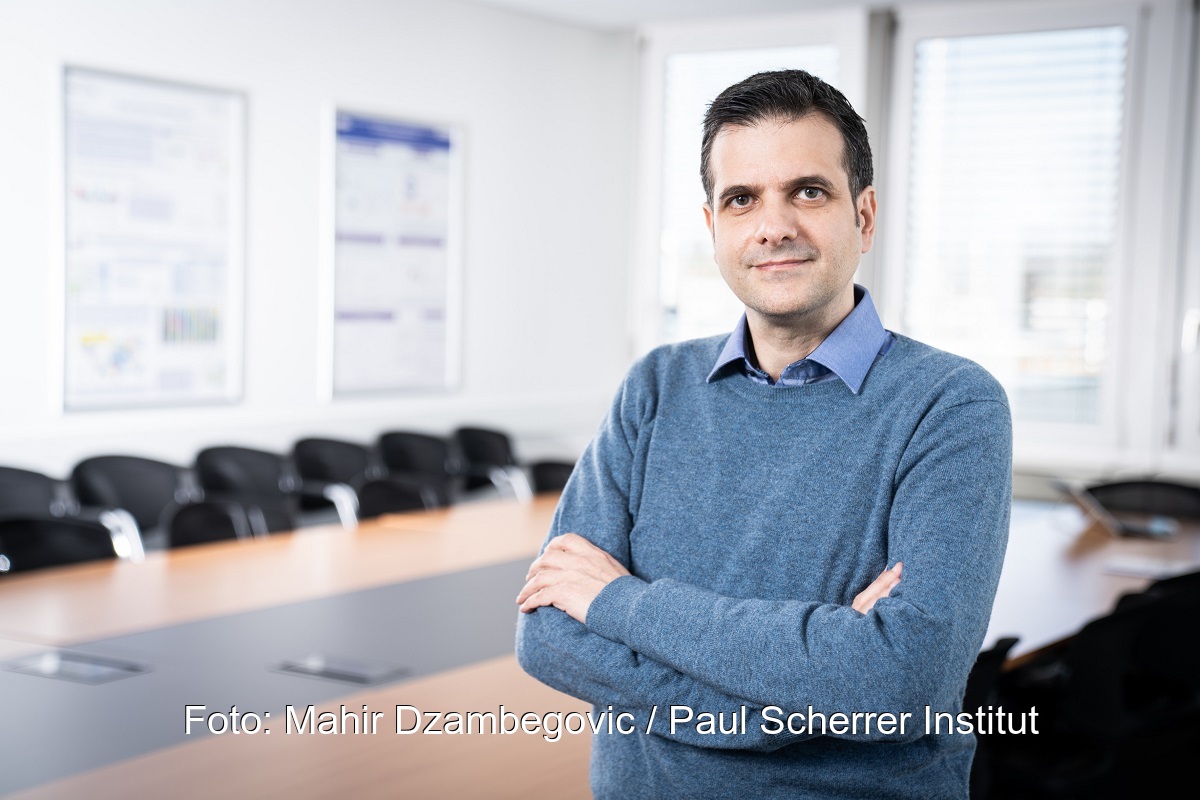 Zu sehen ist Evangelos Panos, Hauptautor der die Studie zur Energiewende in der Schweiz.