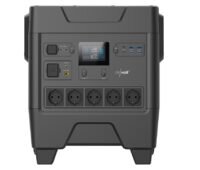 Im Bild die tragbare Powerstation mit Solar-Generator.