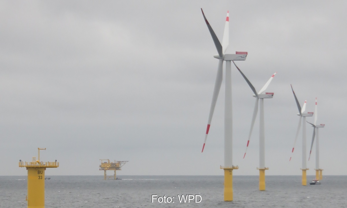 Im Bild der Offshore-Windparks OWP Butendiek, dessen Stromertrag die Betreiber mittels PPA an einen Wasserstoffhersteller verkaufen.