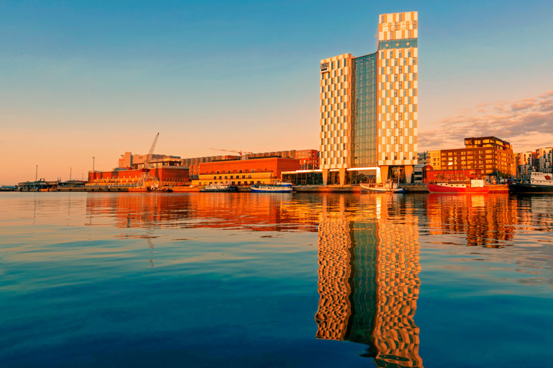 Helsinki im Abendlicht