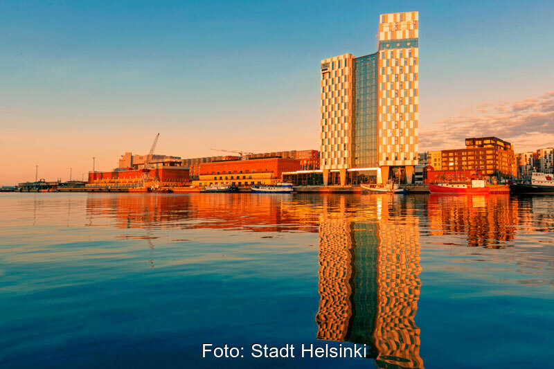 Helsinki im Abendlicht