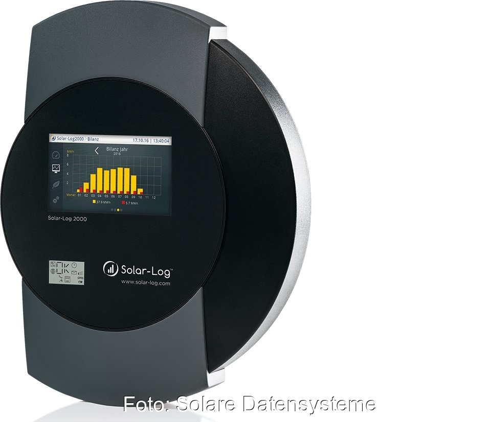 Das Bild zeigt das Energiemanagement Solar-Log.