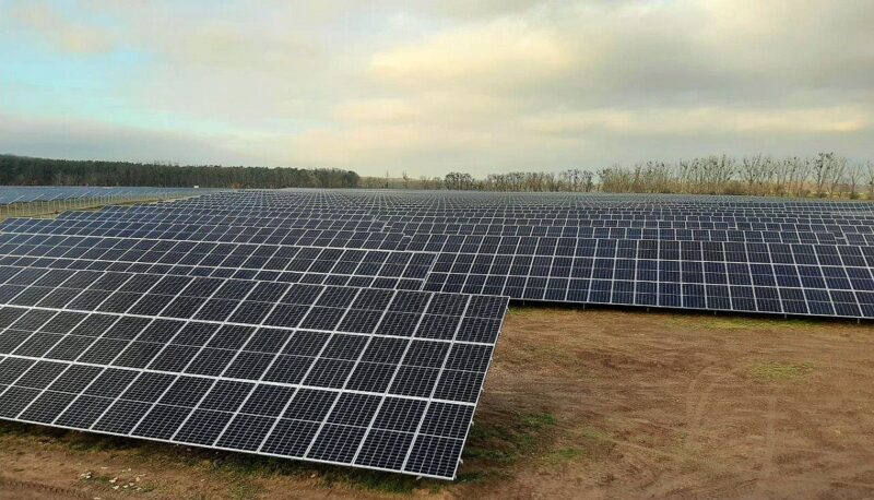 Zu sehen ist der Photovoltaik-Solarpark Metzdorf II, mit dem die Stadtwerke Tübingen ihre Photovoltaik ausbauen.