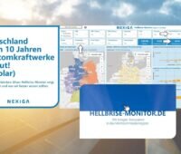 Der Hellbrise-Monitor zur Analyse des deutschen Stromsystems auf einem Computerbildschirm.